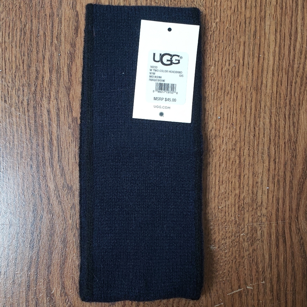 UGG Two Color Navy and Black Headband